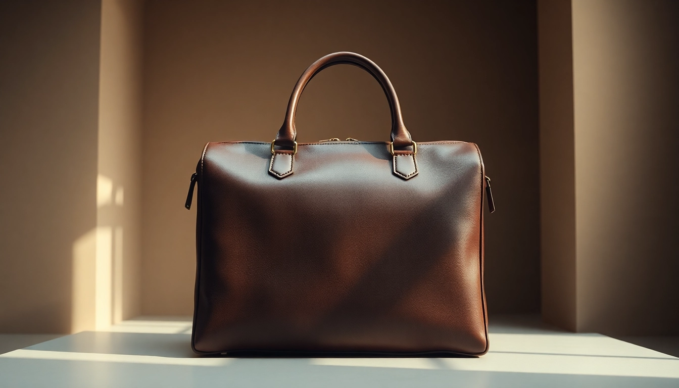 Showcasing the Best Leather Bag with elegant design and premium texture.
