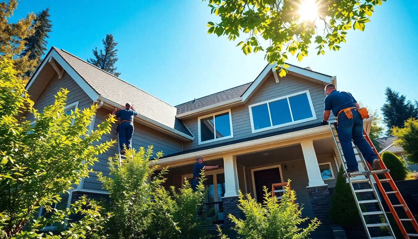 Showcasing siding replacement Portland Oregon with professional crew enhancing home exterior.