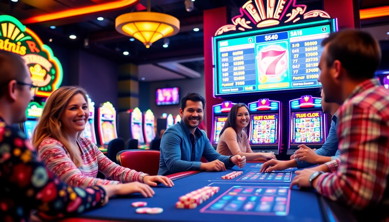 Vibrant gaming experience showcasing meilleur casino en ligne excitement and engagement.