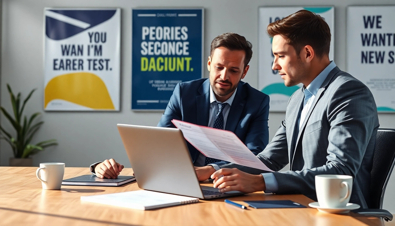 Headhunter Osnabrück berät einen Klienten hinsichtlich Karrieremöglichkeiten und Strategien.