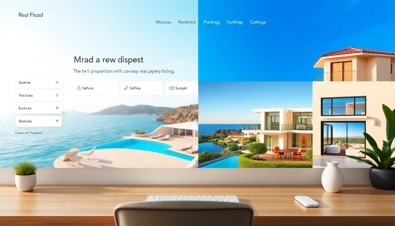 View international real estate websites showcasing stunning property listings worldwide